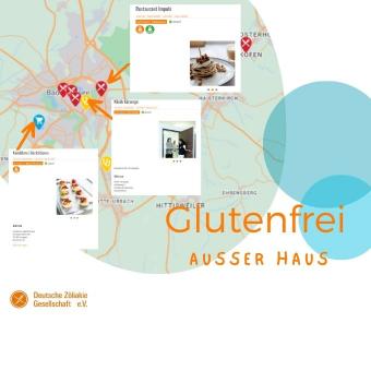 Übersicht Karte Glutenfrei außer Haus