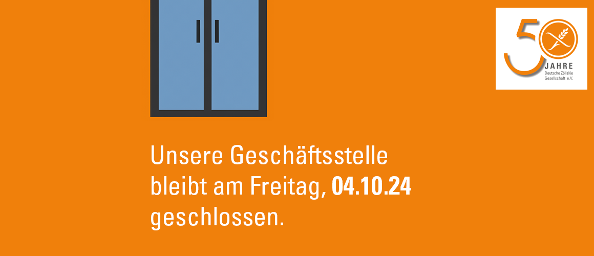 Unsere Geschäftsstelle bleibt am 04.10.24 geschlossen