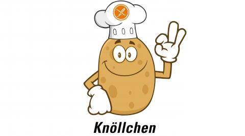 Maskottchen Knöllchen Maskottchen Knöllchen