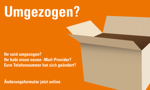 Änderungsformular für Mitglieder - jetzt online